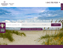 Tablet Screenshot of hiltonheadhomes.com